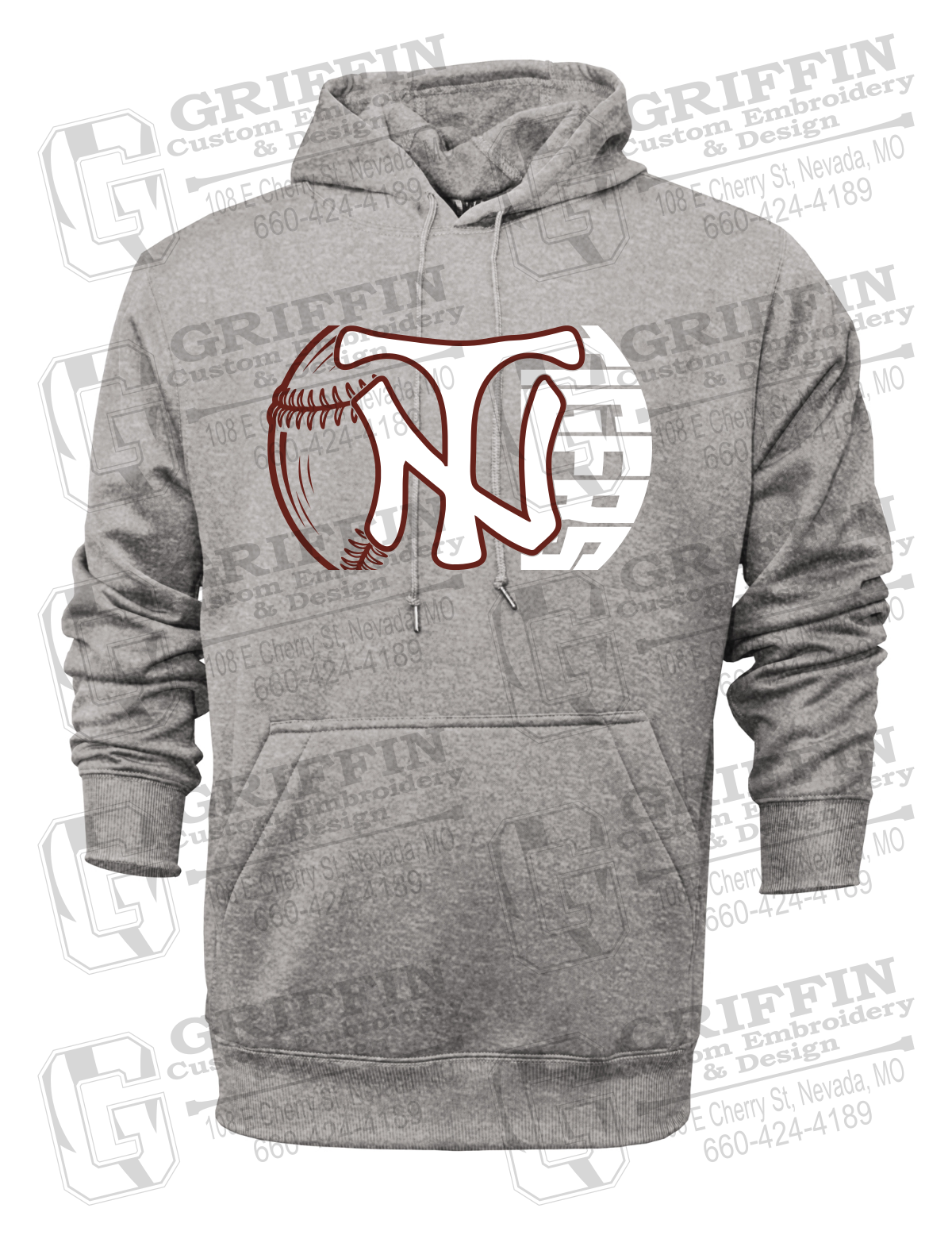 Performance Fleece Hoodie - Softball - Nevada Tigers 26-Z