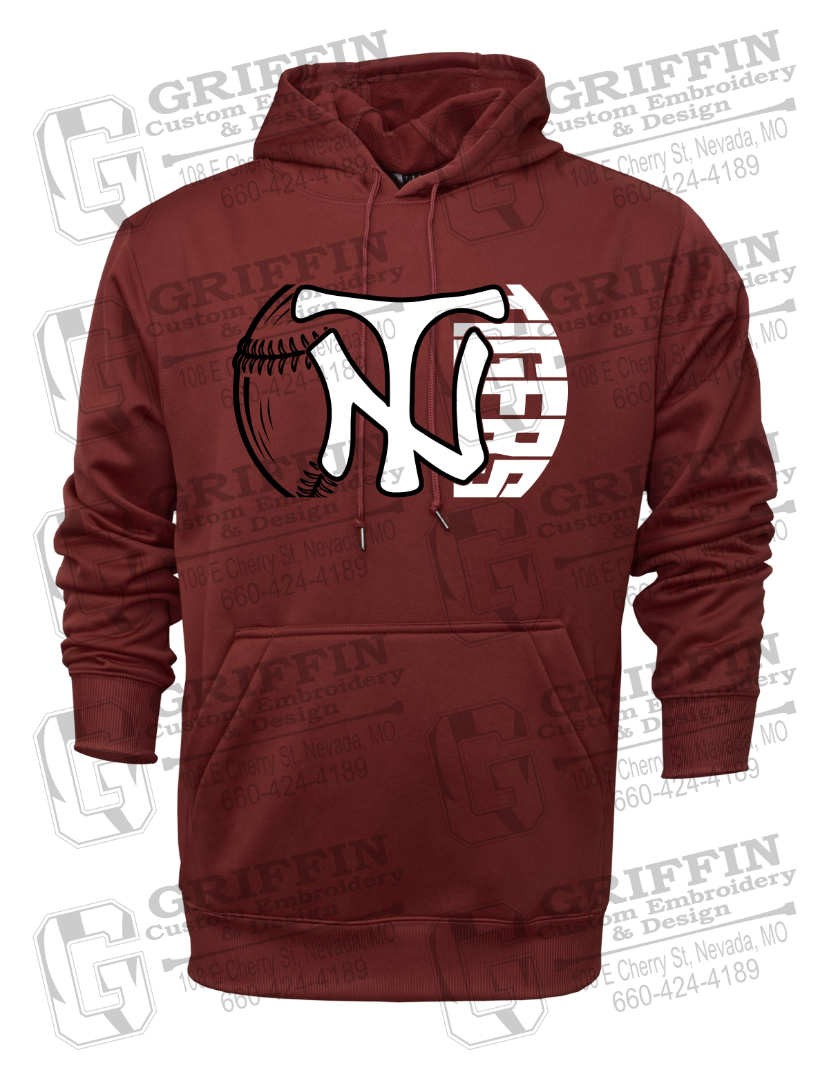 Performance Fleece Hoodie - Softball - Nevada Tigers 26-Z