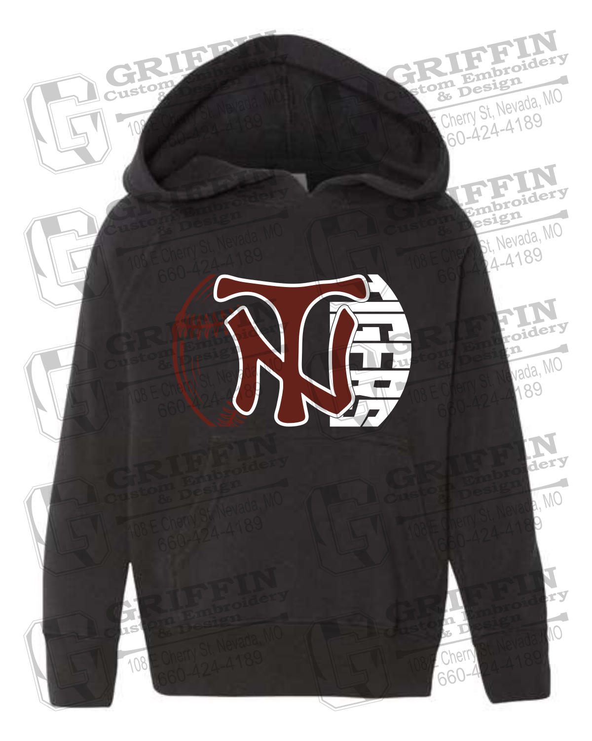 Toddler Hoodie - Softball - Nevada Tigers 26-Z