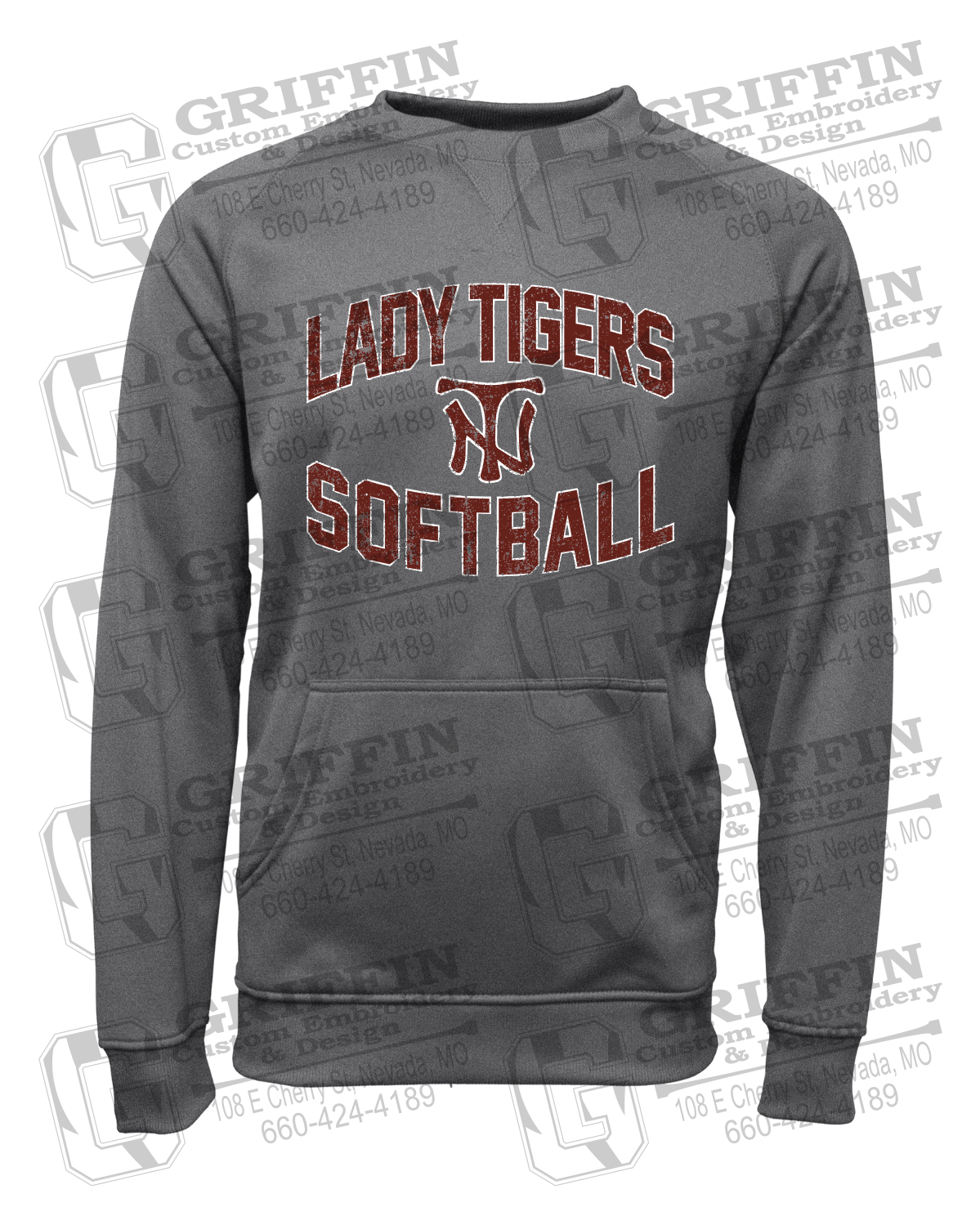 Performance Fleece Sweatshirt - Softball - Nevada Tigers 27-A