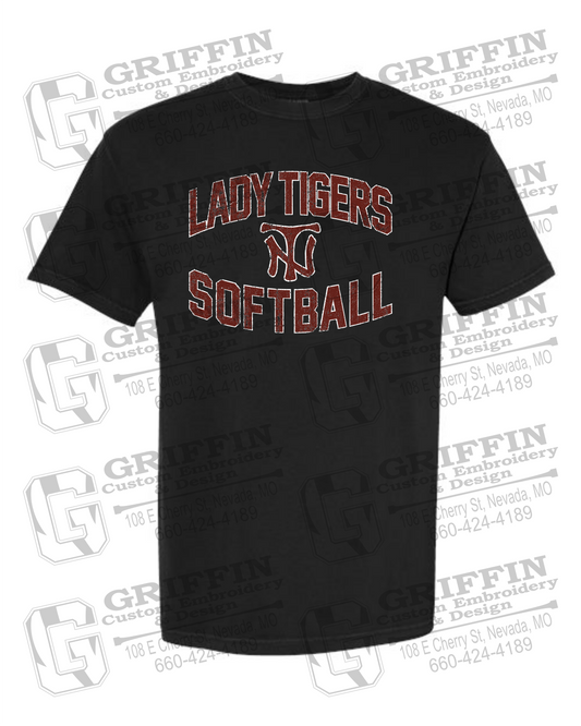 Comfort Colors Short Sleeve T-Shirt - Softball - Nevada Tigers 27-A