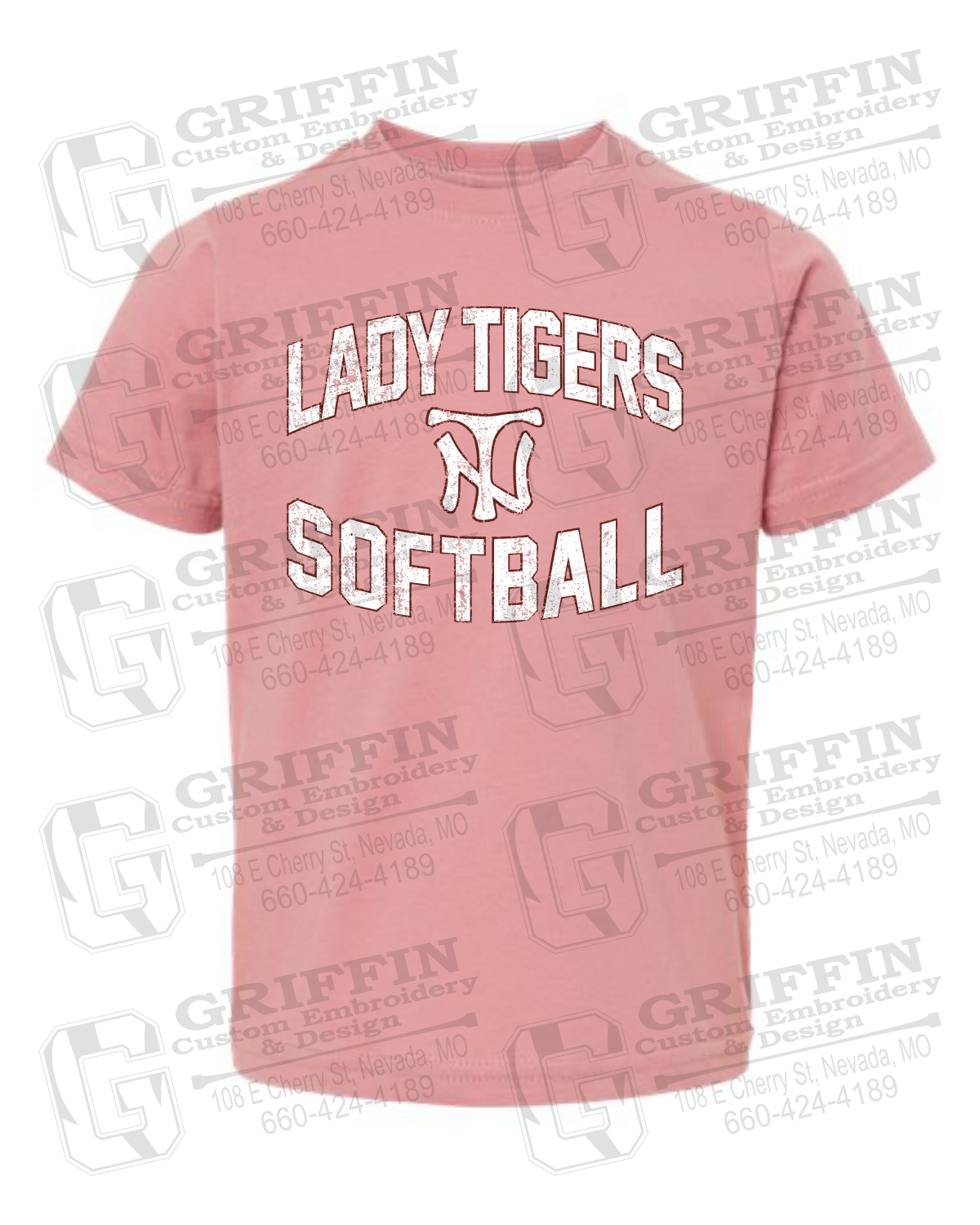 Toddler/Infant Cotton T-Shirt - Softball - Nevada Tigers 27-A