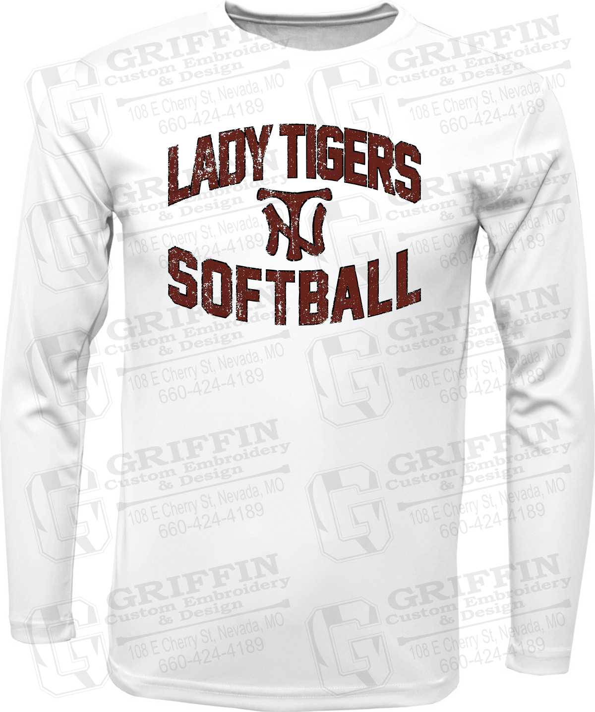 Dry-Fit Long Sleeve T-Shirt - Softball - Nevada Tigers 27-A