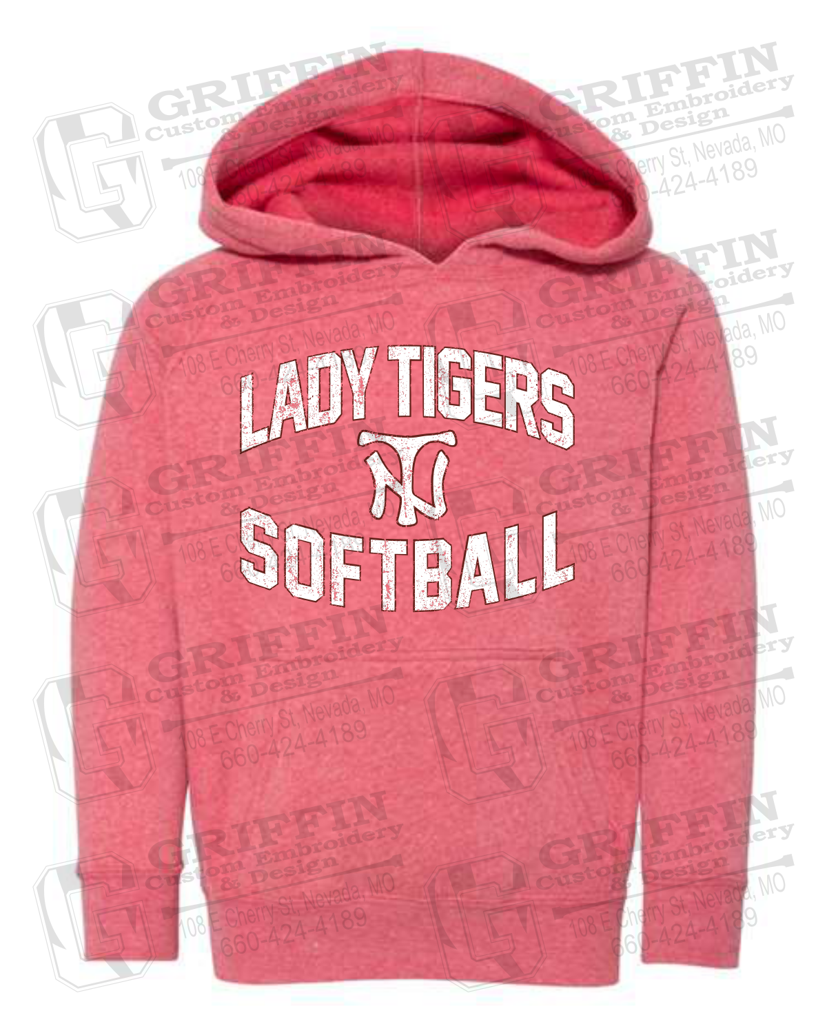 Toddler Hoodie - Softball - Nevada Tigers 27-A