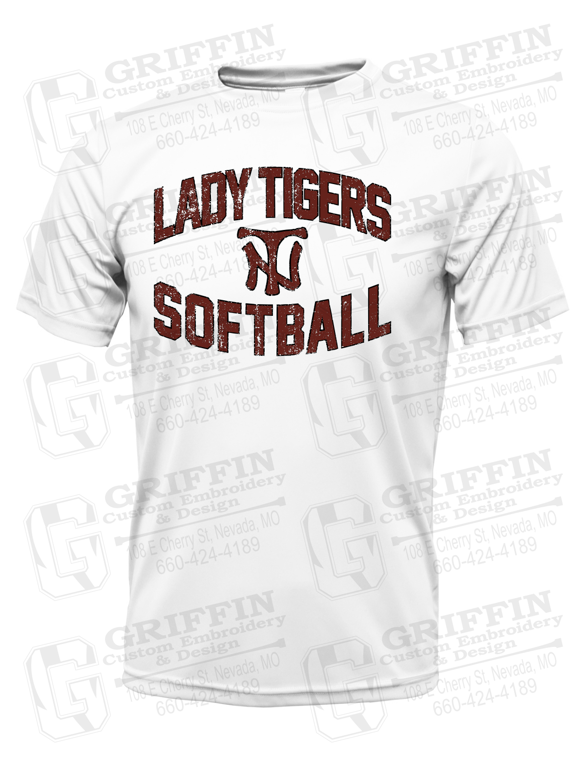 Dry-Fit Short Sleeve T-Shirt - Softball - Nevada Tigers 27-A