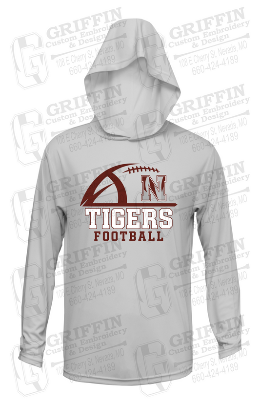 Dry-Fit T-Shirt Hoodie - Football - Nevada Tigers 27-B