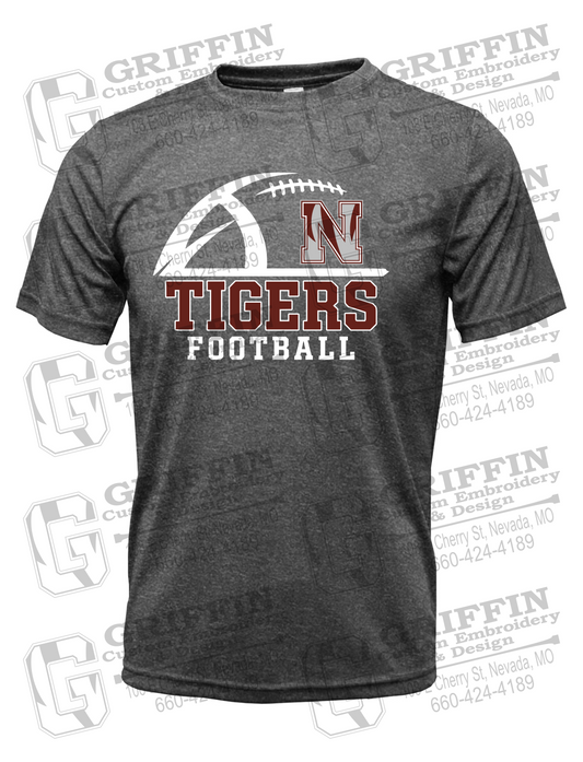 Dry-Fit Short Sleeve T-Shirt - Football - Nevada Tigers 27-B