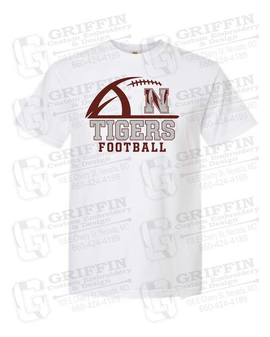Comfort Colors Short Sleeve T-Shirt - Football - Nevada Tigers 27-B