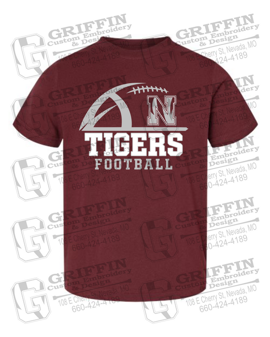 Toddler/Infant Cotton T-Shirt - Football - Nevada Tigers 27-B