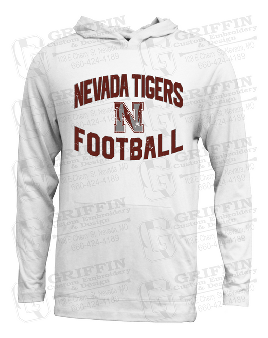 Soft-Tek T-Shirt Hoodie - Football - Nevada Tigers 27-C