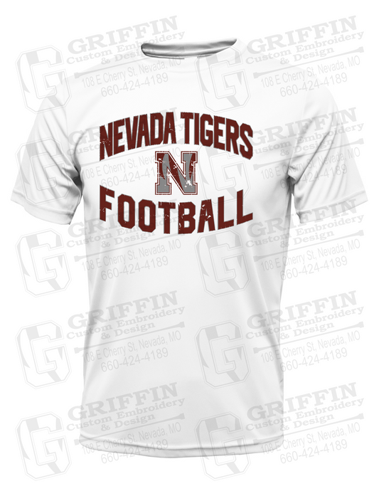 Dry-Fit Short Sleeve T-Shirt - Football - Nevada Tigers 27-C