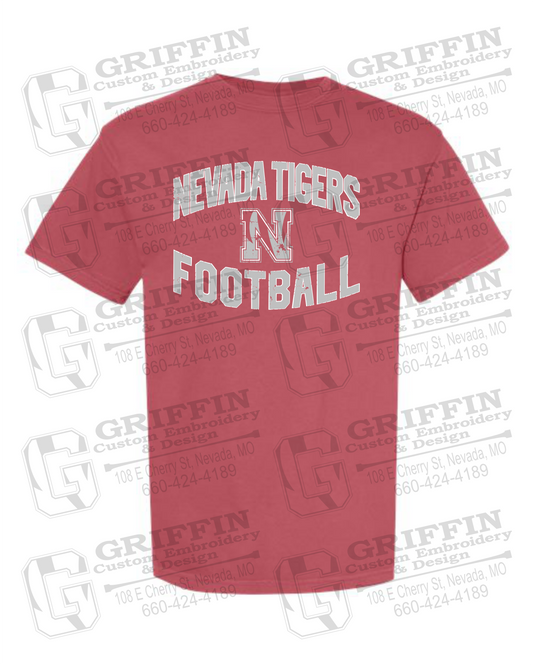 Comfort Colors Short Sleeve T-Shirt - Football - Nevada Tigers 27-C