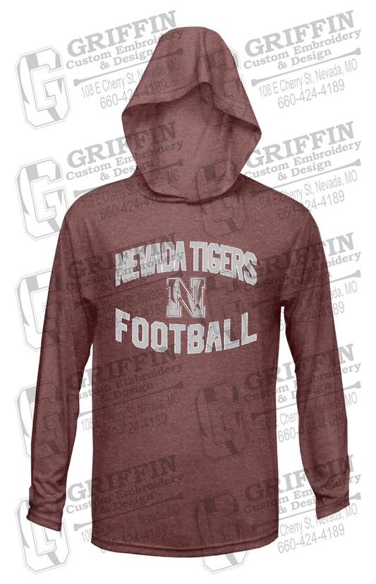 Dry-Fit T-Shirt Hoodie - Football - Nevada Tigers 27-C