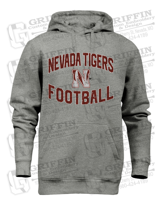 Heavyweight Fleece Hoodie - Football - Nevada Tigers 27-C