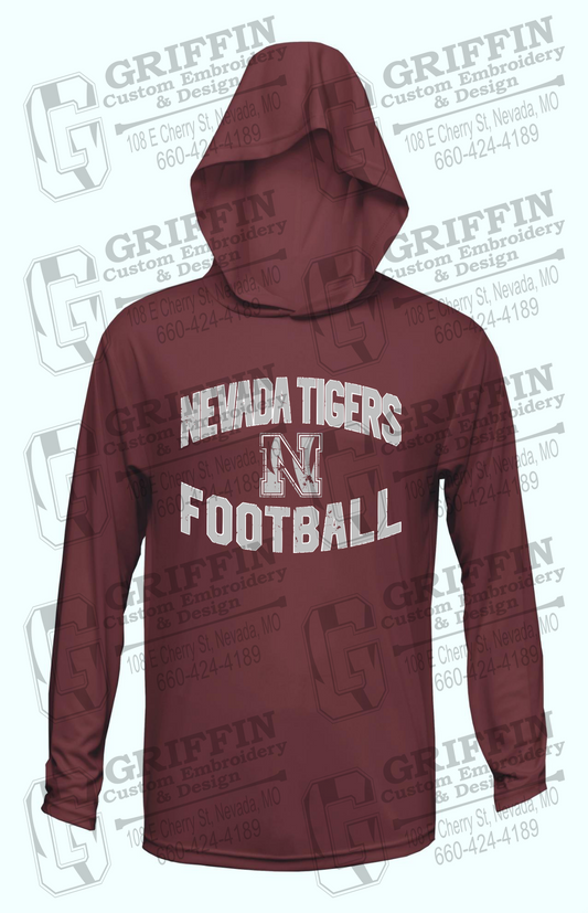 Dry-Fit T-Shirt Hoodie - Football - Nevada Tigers 27-C