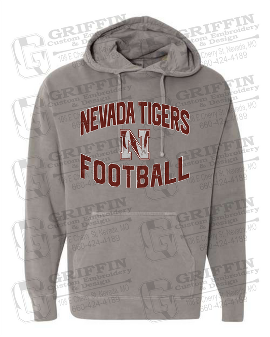 Comfort Colors Hoodie - Football - Nevada Tigers 27-C