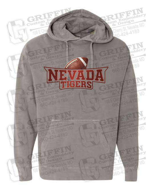 Comfort Colors Hoodie - Football - Nevada Tigers 27-E