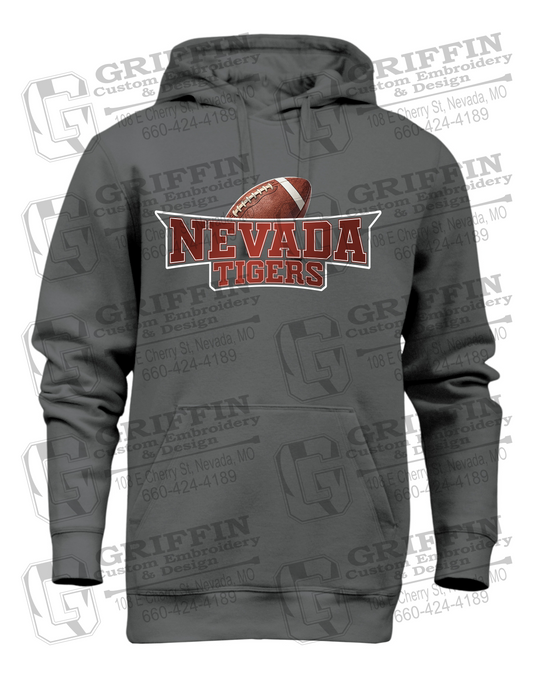 Heavyweight Fleece Hoodie - Football - Nevada Tigers 27-E