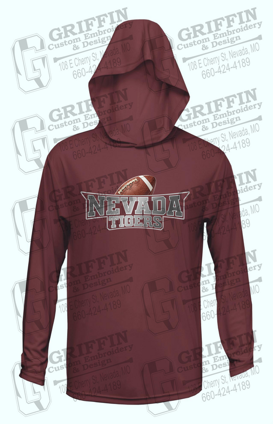 Dry-Fit T-Shirt Hoodie - Football - Nevada Tigers 27-E