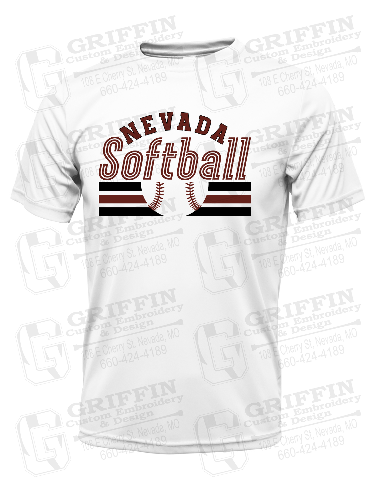 Dry-Fit Short Sleeve T-Shirt - Softball - Nevada Tigers 27-I