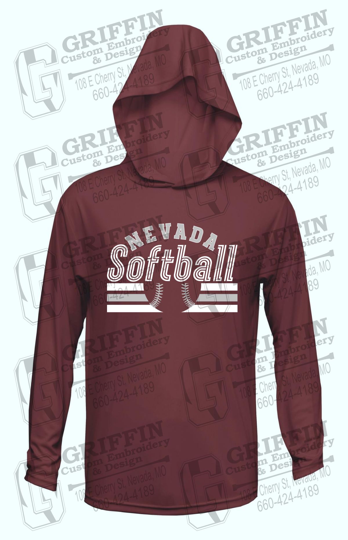 Dry-Fit T-Shirt Hoodie - Softball - Nevada Tigers 27-I
