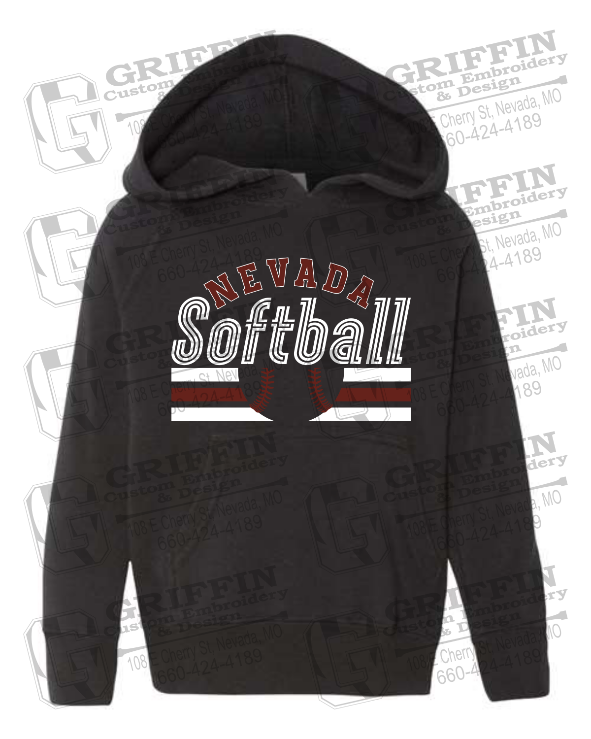 Toddler Hoodie - Softball - Nevada Tigers 27-I