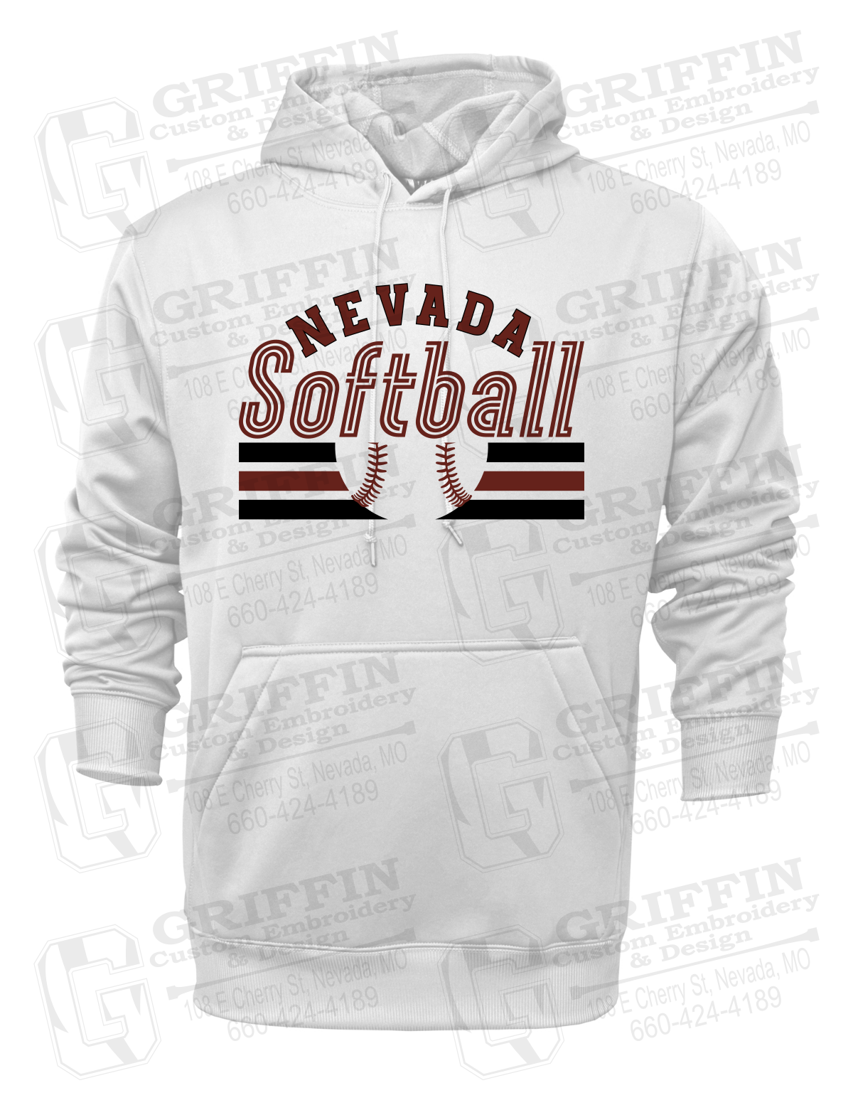 Performance Fleece Hoodie - Softball - Nevada Tigers 27-I