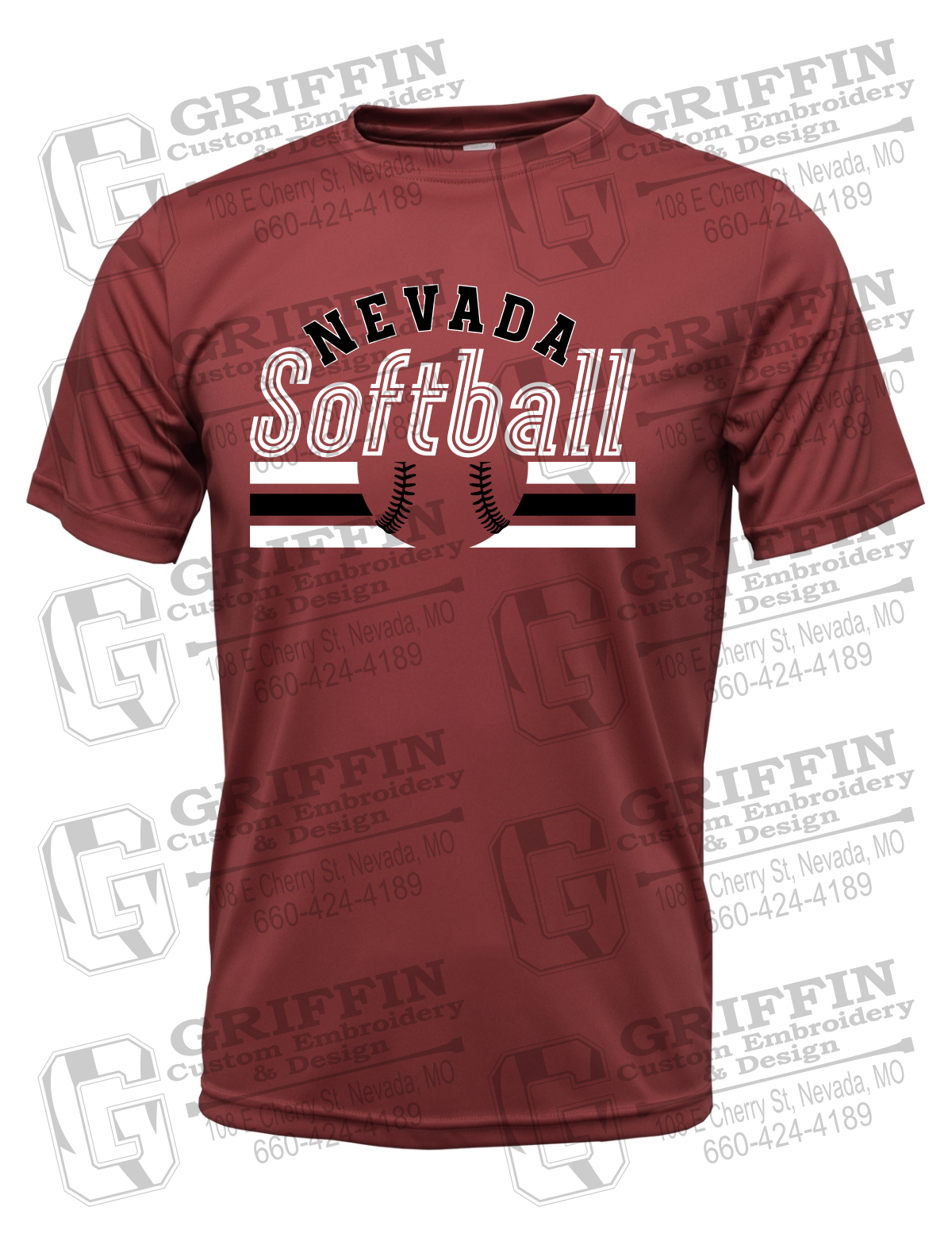 Dry-Fit Short Sleeve T-Shirt - Softball - Nevada Tigers 27-I