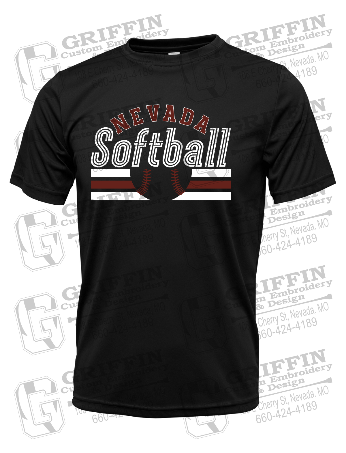 Dry-Fit Short Sleeve T-Shirt - Softball - Nevada Tigers 27-I