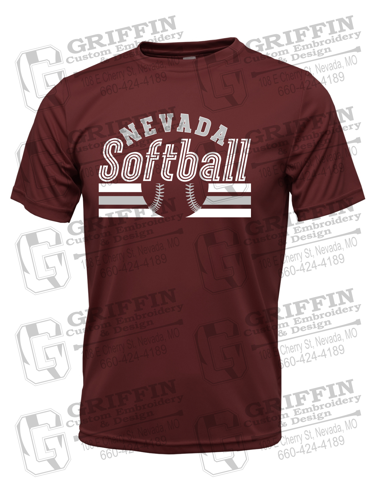Dry-Fit Short Sleeve T-Shirt - Softball - Nevada Tigers 27-I