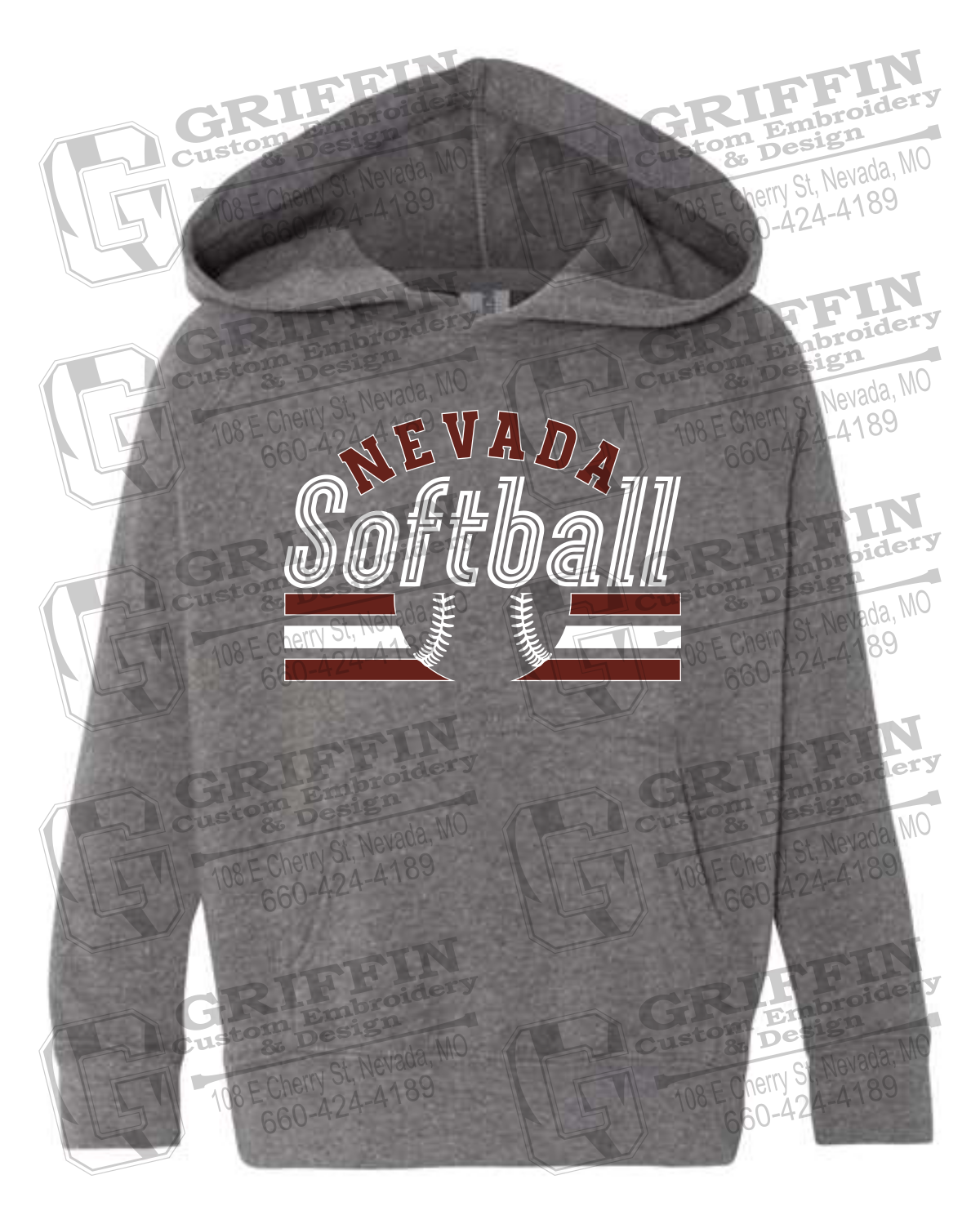 Toddler Hoodie - Softball - Nevada Tigers 27-I