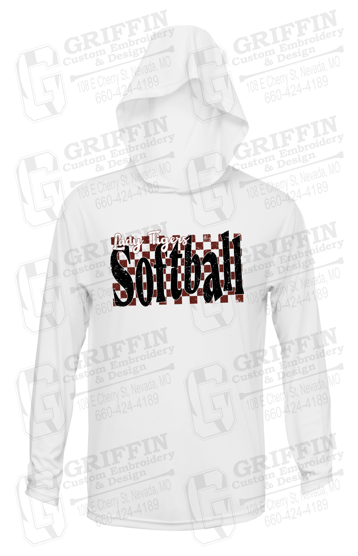 Dry-Fit T-Shirt Hoodie - Softball - Nevada Tigers 27-J