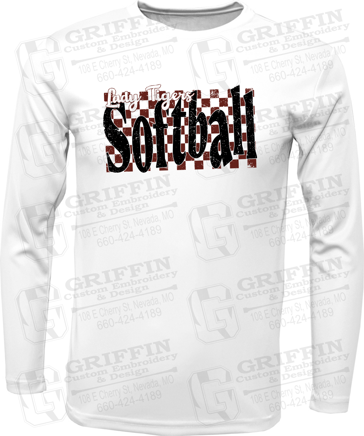 Dry-Fit Long Sleeve T-Shirt - Softball - Nevada Tigers 27-J