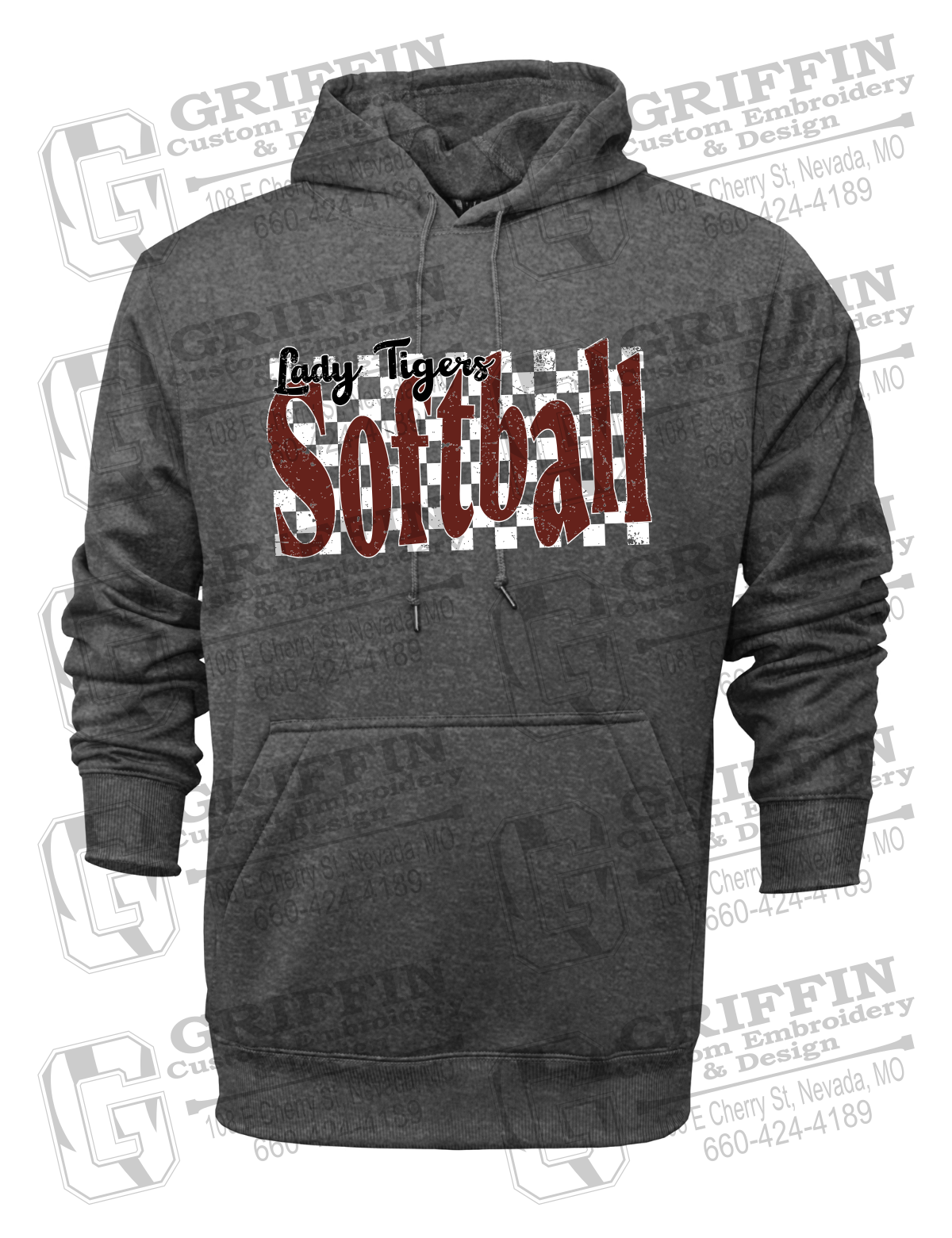Performance Fleece Hoodie - Softball - Nevada Tigers 27-J