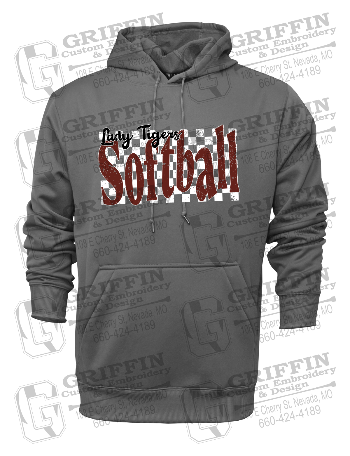 Performance Fleece Hoodie - Softball - Nevada Tigers 27-J