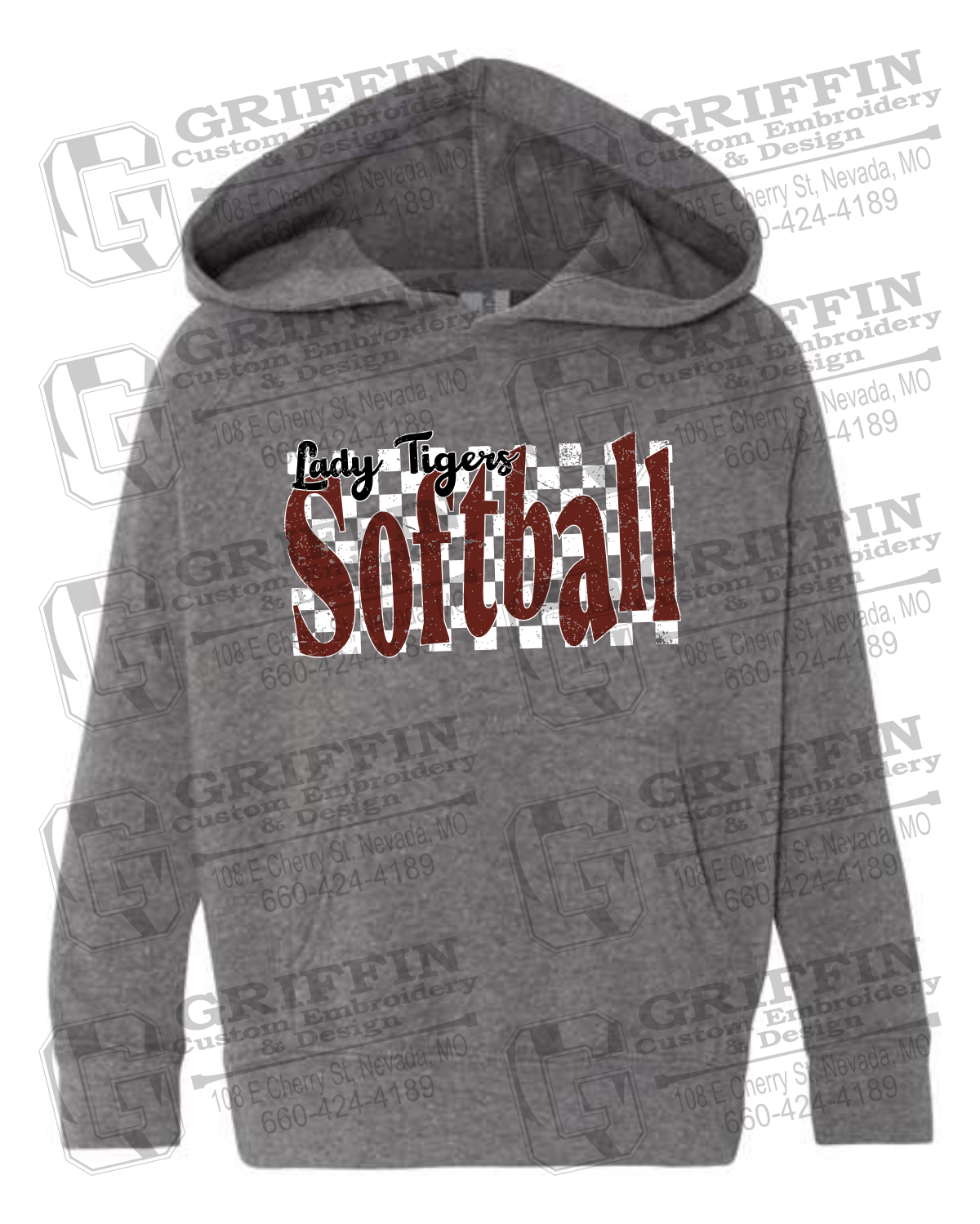 Toddler Hoodie - Softball - Nevada Tigers 27-J
