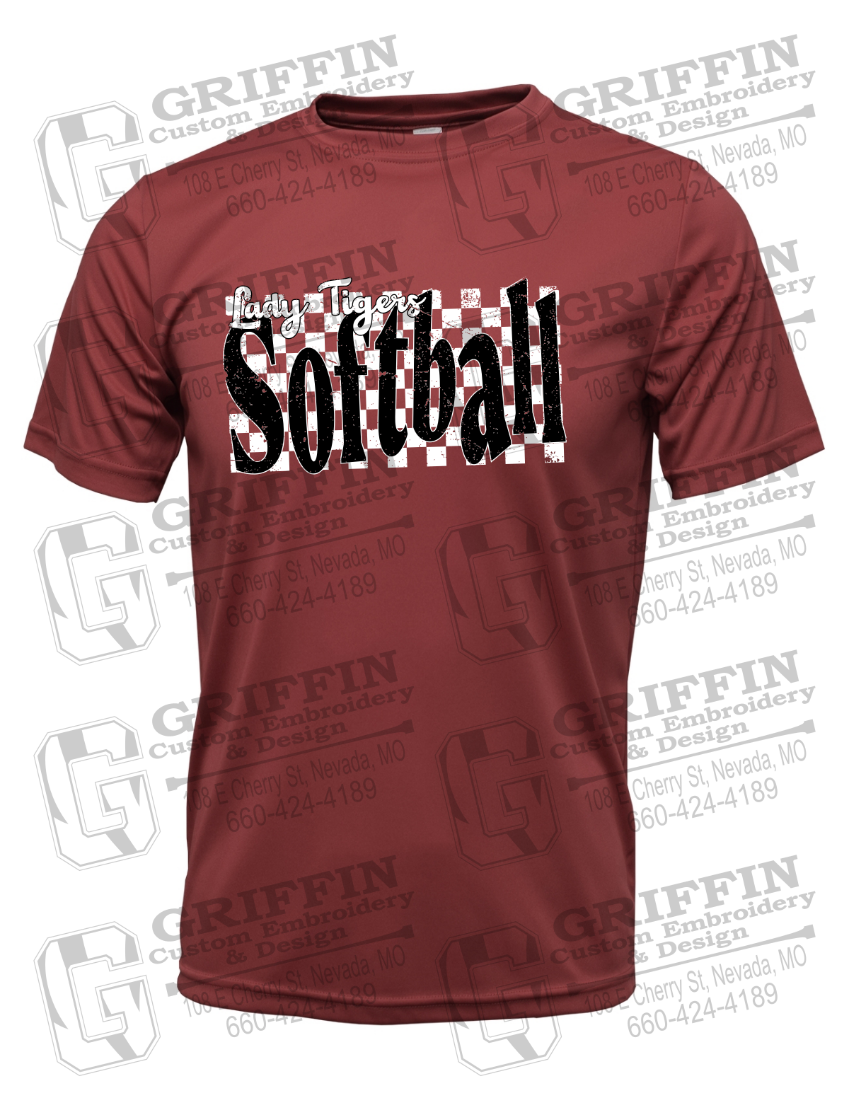 Dry-Fit Short Sleeve T-Shirt - Softball - Nevada Tigers 27-J