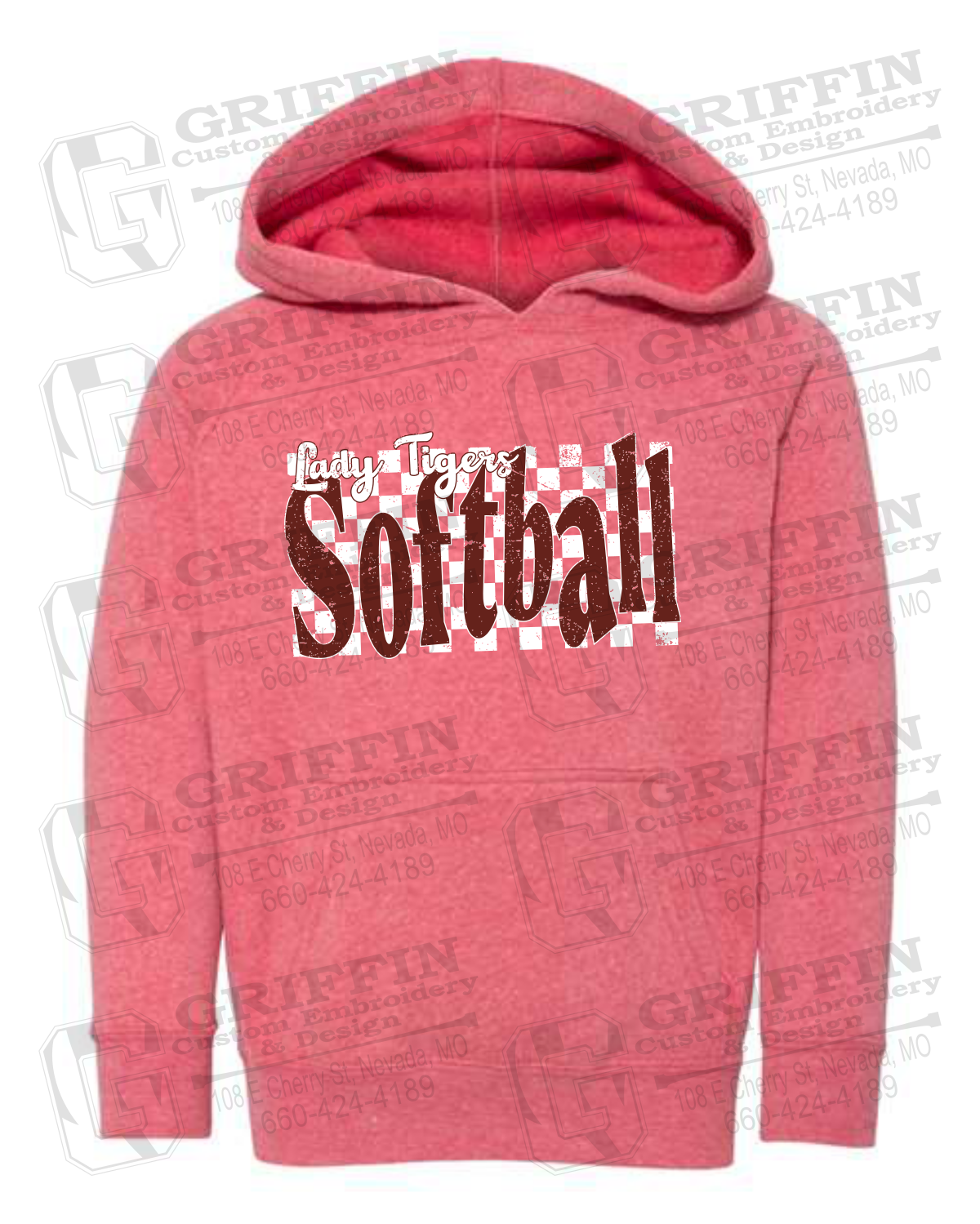 Toddler Hoodie - Softball - Nevada Tigers 27-J