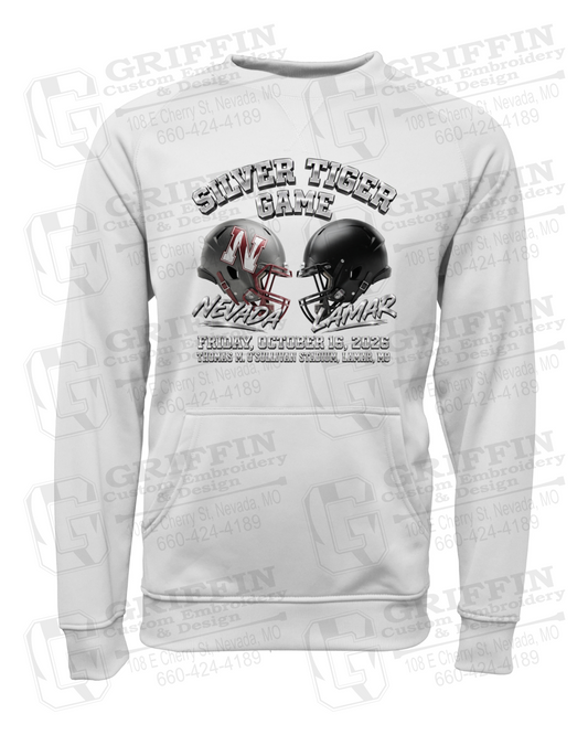 Performance Fleece Sweatshirt - Silver Tiger 2026 Football - Nevada Tigers 27-K