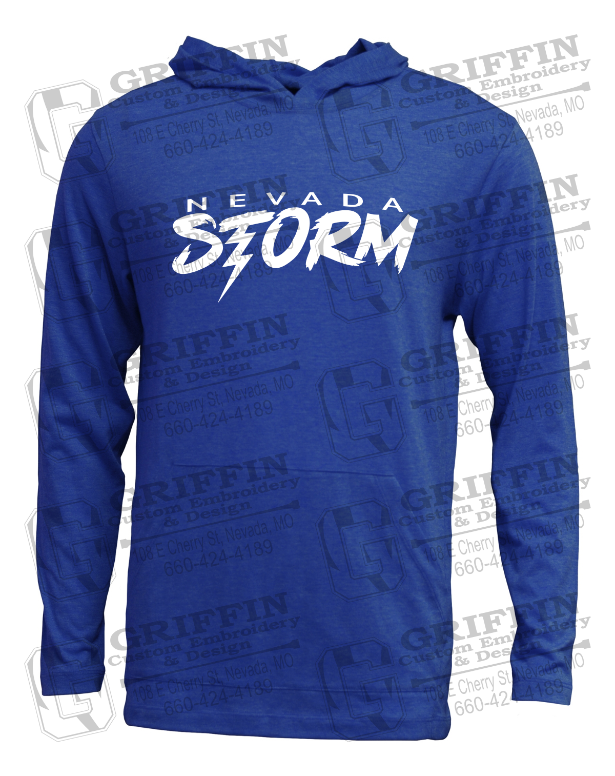 Soft-Tek T-Shirt Hoodie - Basketball - Nevada Storm