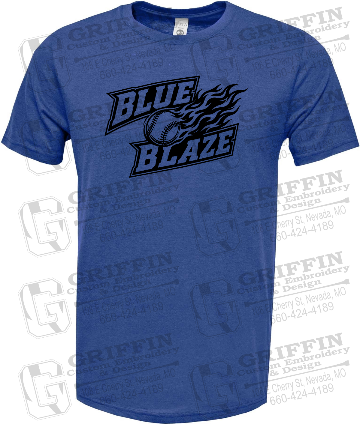 Soft-Tek Short Sleeve T-Shirt - Blue Blaze