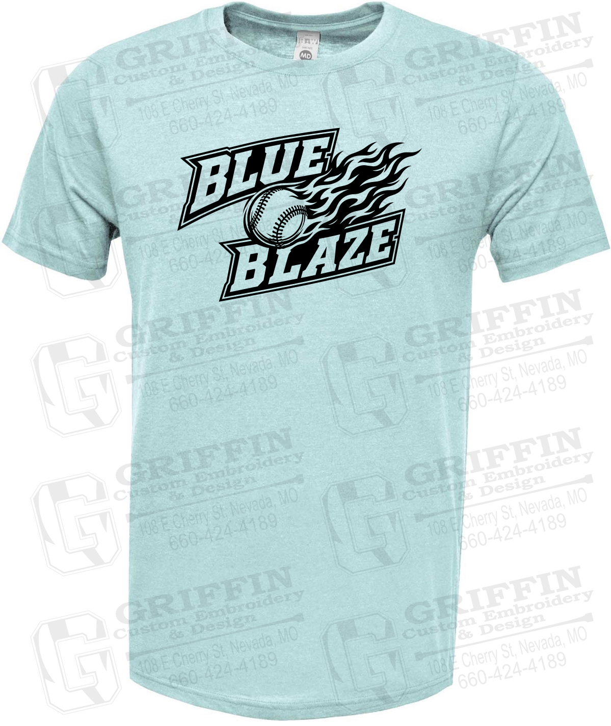 Soft-Tek Short Sleeve T-Shirt - Blue Blaze