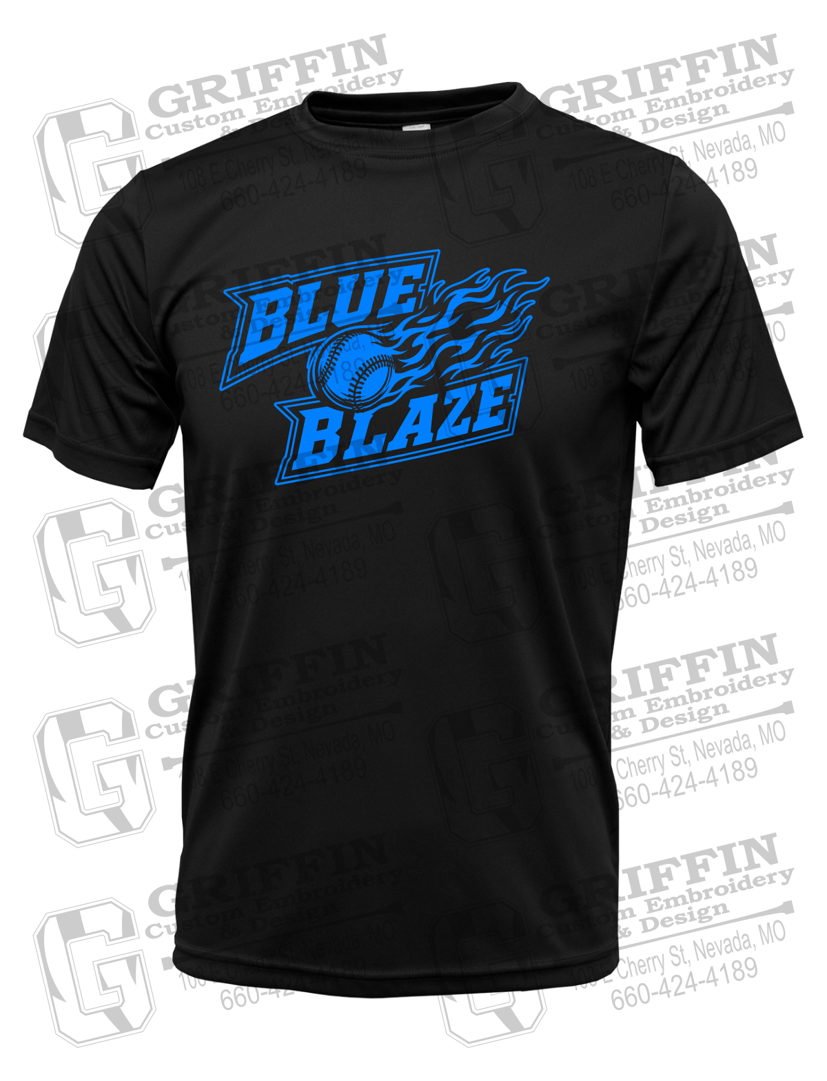 Dry-Fit Short Sleeve T-Shirt - Blue Blaze