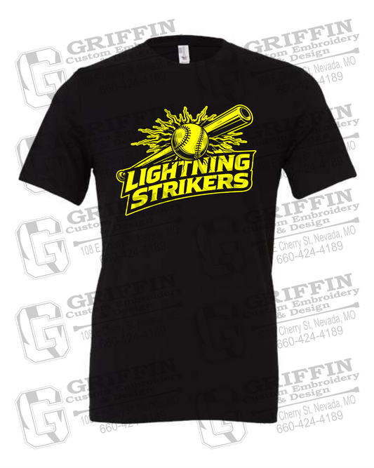 Cotton Short Sleeve T-Shirt - Lightning Strikers