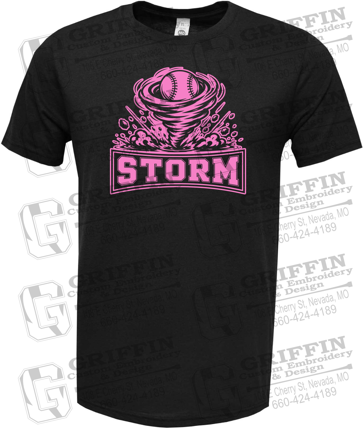 Soft-Tek Short Sleeve T-Shirt - Pink Storm