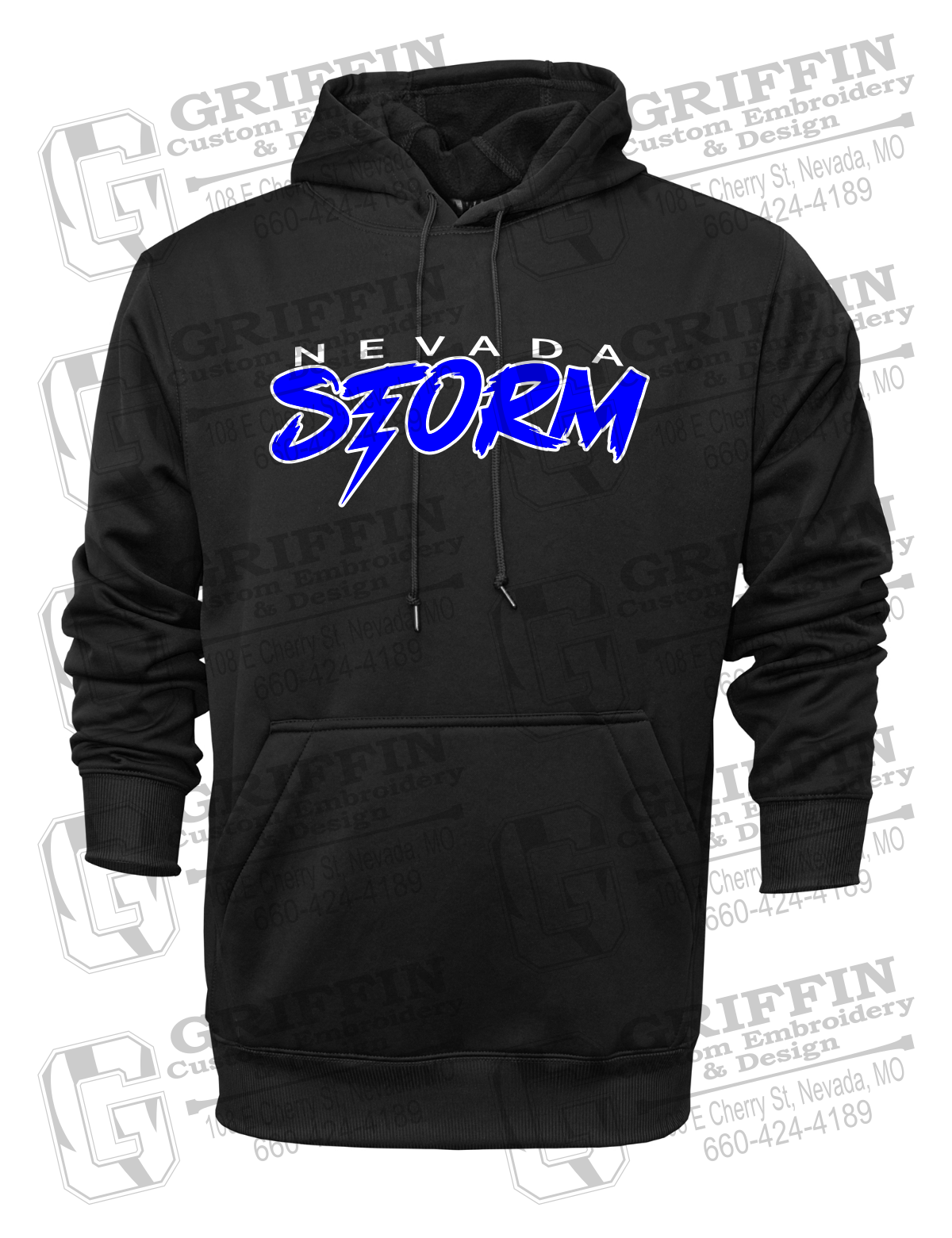 Performance Fleece Hoodie - Basketball - Nevada Storm