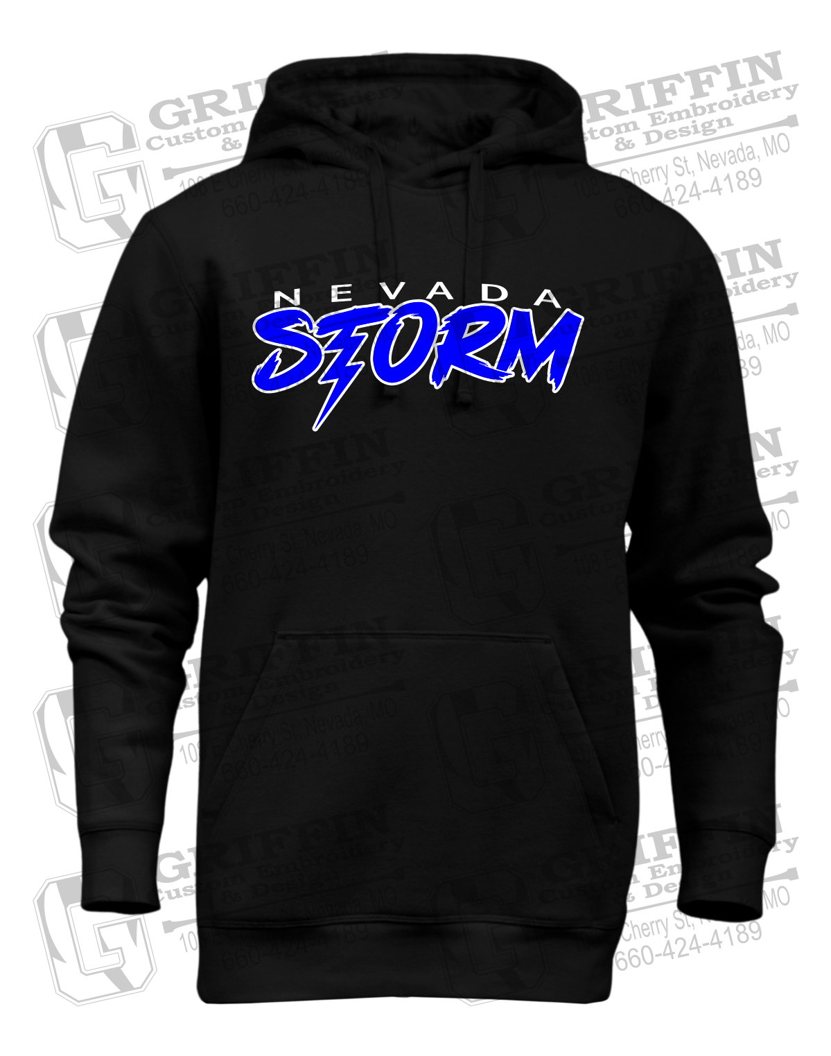 Heavyweight Fleece Hoodie - Basketball - Nevada Storm