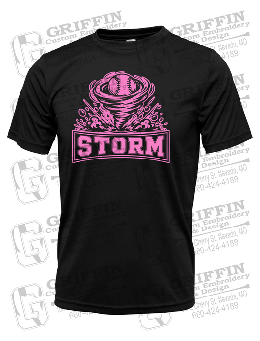 Dry-Fit Short Sleeve T-Shirt - Pink Storm
