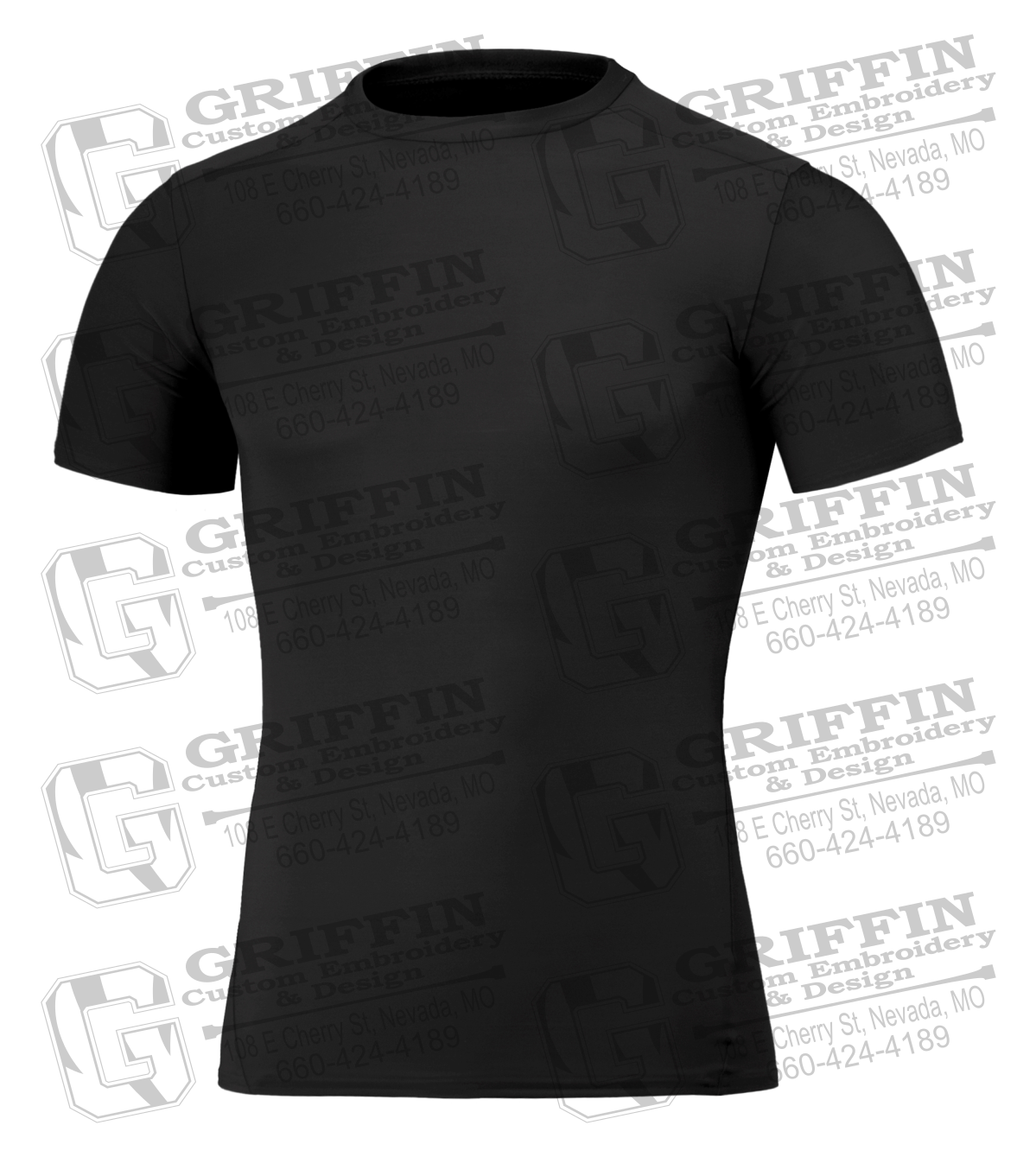 Mens Short Sleeve Compression Shirt - Blank