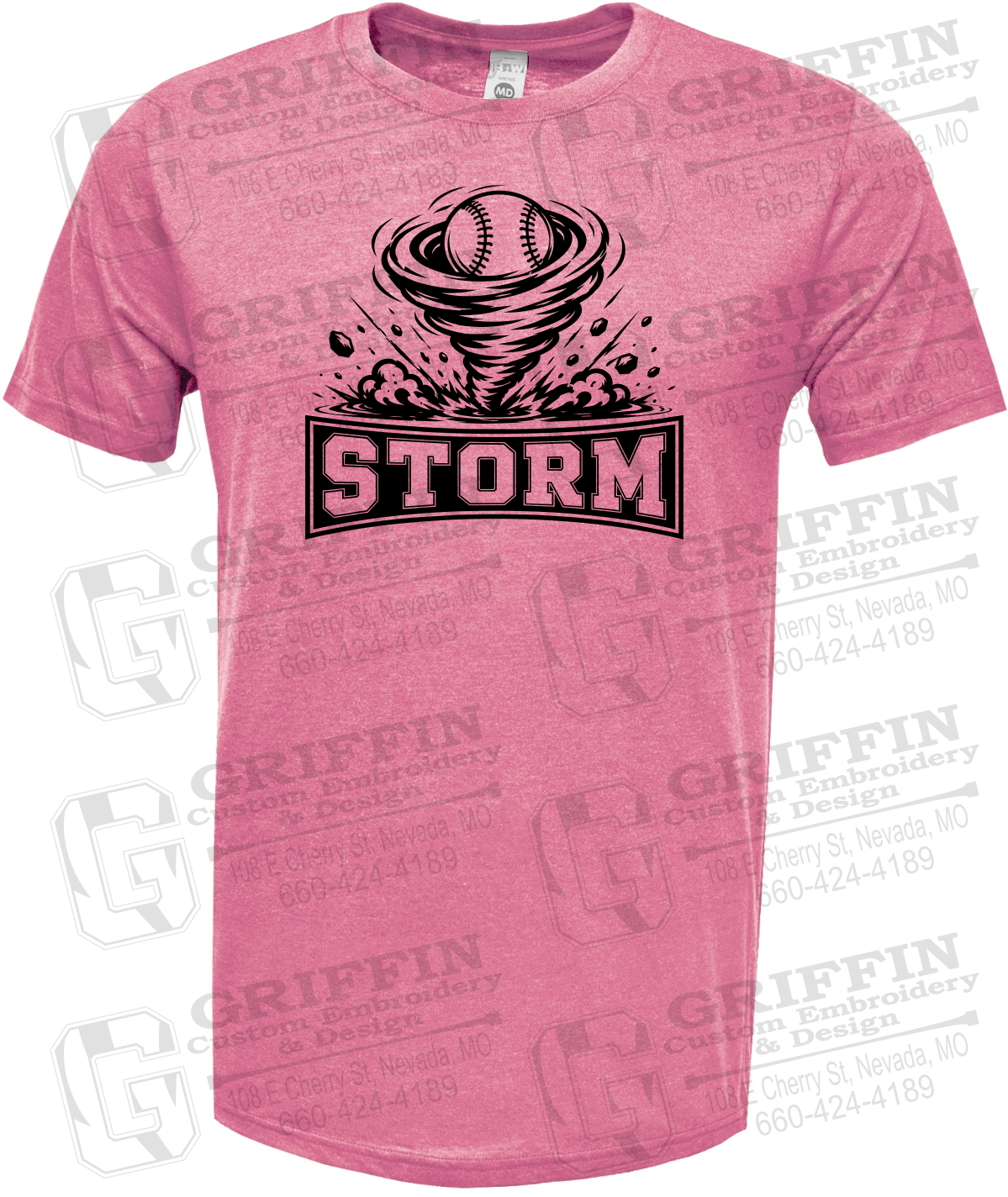 Soft-Tek Short Sleeve T-Shirt - Pink Storm